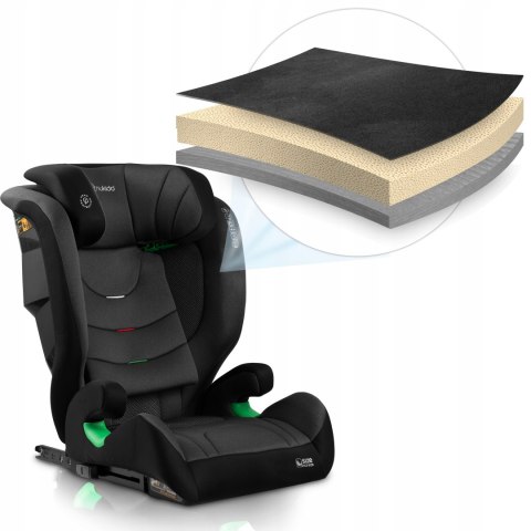 Fotelik Samochodowy Louis Soft I-Size Isofix 15-36Kg Bezpieczny 12Zagłówek