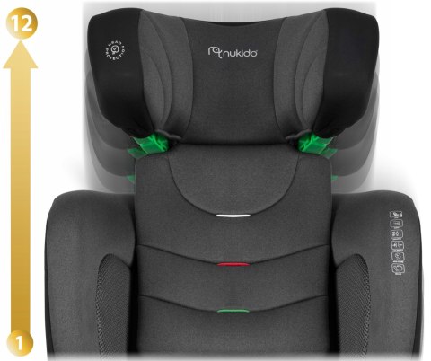 Fotelik Samochodowy Louis Soft I-Size Isofix 15-36Kg Bezpieczny 12Zagłówek