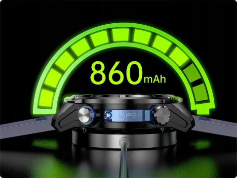 Męski Smartwatch 1.43 Amoled Z Gps, Dyktafonem I Wodoodpornością, 860Mah