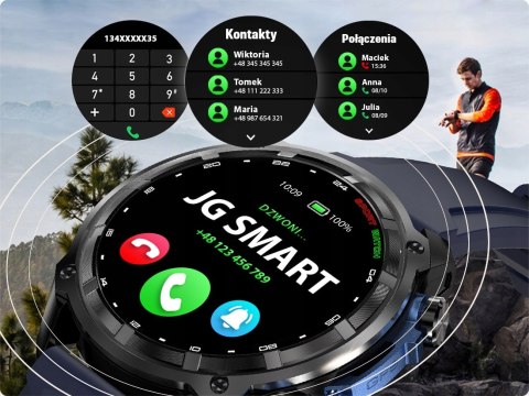 Męski Smartwatch 1.43 Amoled Z Gps, Dyktafonem I Wodoodpornością, 860Mah