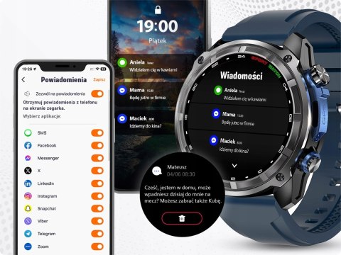 Męski Smartwatch 1.43 Amoled Z Gps, Dyktafonem I Wodoodpornością, 860Mah