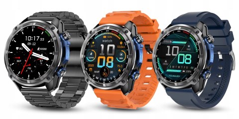 Męski Smartwatch 1.43 Amoled Z Gps, Dyktafonem I Wodoodpornością, 860Mah