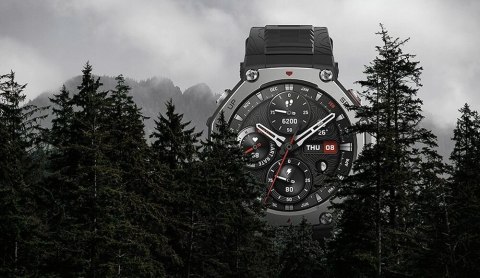 Smartwatch Amazfit T-Rex 3 Onyx Czarny - 1,5 Cal Amoled, Gps, 10 Atm 27 Dni