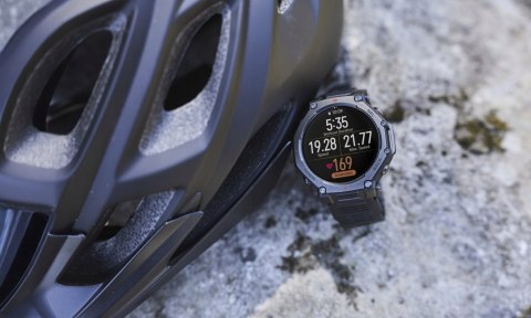 Smartwatch Amazfit T-Rex 3 Pro Czarny, Gps, Amoled 3000N, Odporny Militarny