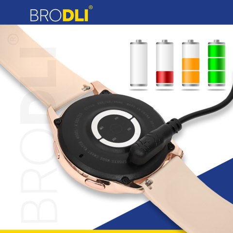 Smartwatch Damski Złoty 4 Paski, Rozmowy, Polskie Menu, Pomiar Ciśnienia