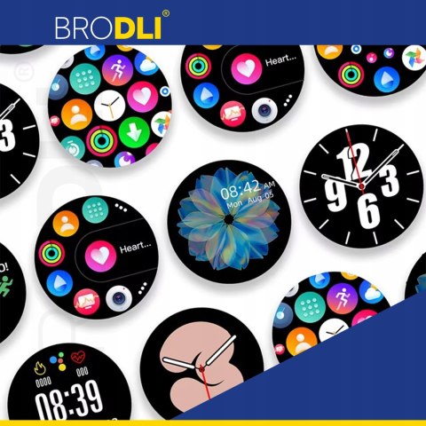 Smartwatch Damski Złoty 4 Paski, Rozmowy, Polskie Menu, Pomiar Ciśnienia