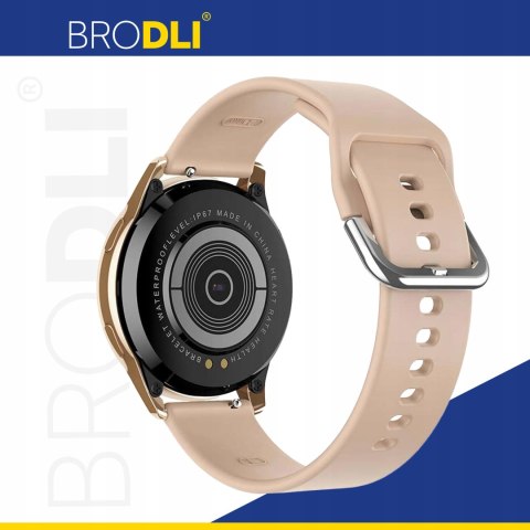 Smartwatch Damski Złoty 4 Paski, Rozmowy, Polskie Menu, Pomiar Ciśnienia