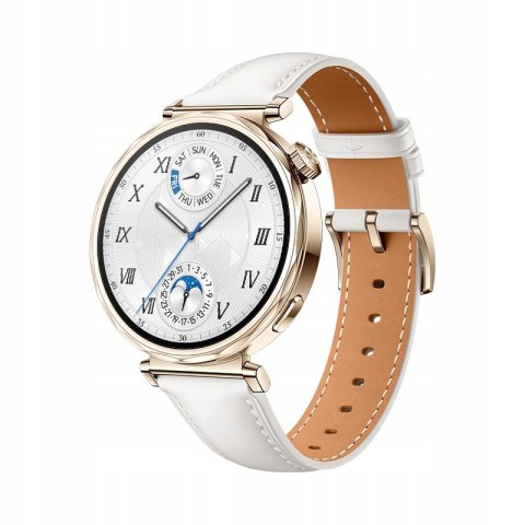 Smartwatch Huawei Watch Gt 5 Classic 41Mm Biało-Złoty, Amoled, Nfc, 7 Dni
