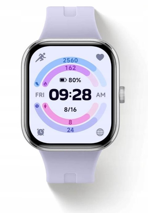 Smartwatch Redmi Watch 5 Srebrny, 2.07 Amoled, 150 Trybów, 24 Dni Baterii