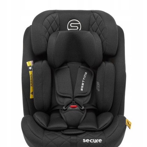 Fotelik I-Size Secure Pro 40-150Cm 0-36Kg Z Regul. Zagłówkiem Do 105Cm