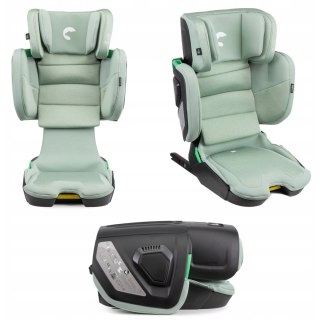 Fotelik Isofix Mane Zielony I-Size 100-150 Cm, Sip, Podwójna, Składany