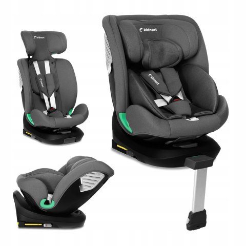 Fotelik Obrotowy I-Size Isofix 40-150Cm Radjur 360° Z Nogą Stabilizującą