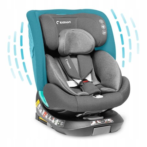 Fotelik Obrotowy I-Size Isofix 40-150Cm Radjur 360° Z Nogą Stabilizującą