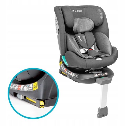 Fotelik Obrotowy I-Size Isofix 40-150Cm Radjur 360° Z Nogą Stabilizującą