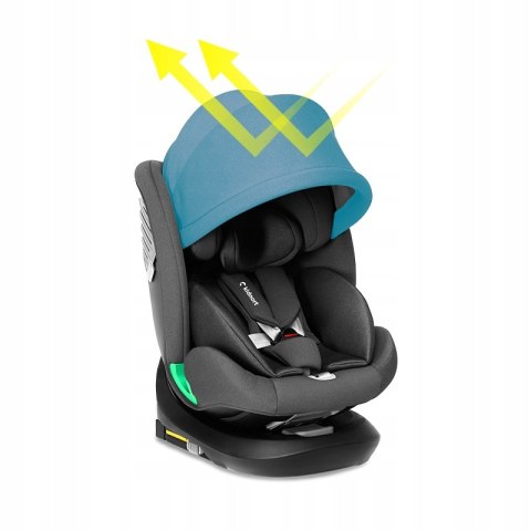 Fotelik Obrotowy I-Size Isofix 40-150Cm Radjur 360° Z Nogą Stabilizującą