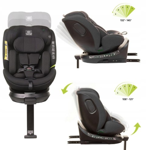Fotelik Samochodowy 4Baby Enzo-Fix 360 I-Size, Isofix, Obrotowy, 0-36 Kg