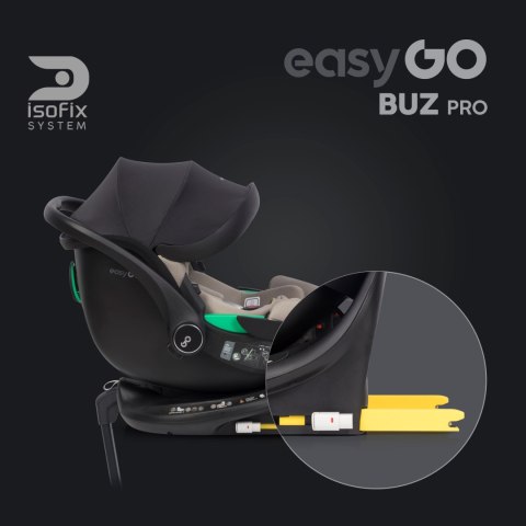 Fotelik Samochodowy Buz Pro I-Size Isofix 0-13 Kg Rwf Obrotowy 0-87 Cm