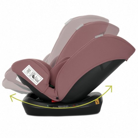Fotelik Samochodowy I‑Size 40-150Cm H‑Guard 5‑Punktowy, Montaż Pasami Pink