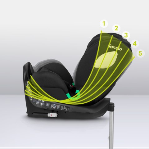 Fotelik Samochodowy Lionelo Braam I-Size 360 Easyturn Isofix Tri-Guard