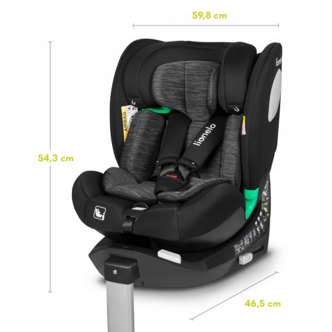Fotelik Samochodowy Lionelo Braam I-Size 360 Easyturn Isofix Tri-Guard
