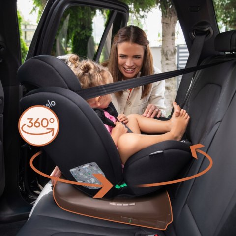 Fotelik Samochodowy Lionelo I-Size Obrotowy Isofix 40-150Cm + Organizer