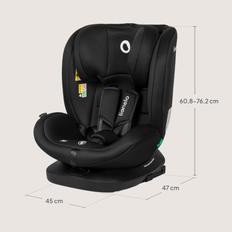 Fotelik Samochodowy Lionelo I-Size Obrotowy Isofix 40-150Cm + Organizer