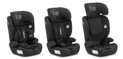Fotelik Samochodowy Sesttino Rocker Pro I-Size 76-150Cm 9-36Kg Mont. Pasami
