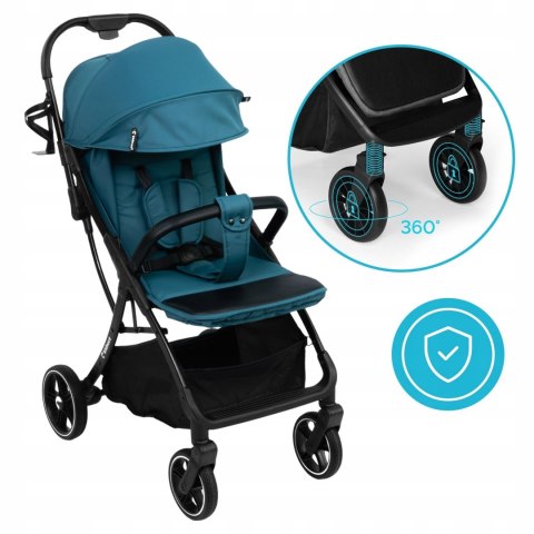 FjÄLlrÄV Wózek Spacerowy Niebieski 22Kg, Lekki 7Kg, Składany Jedną Ręką