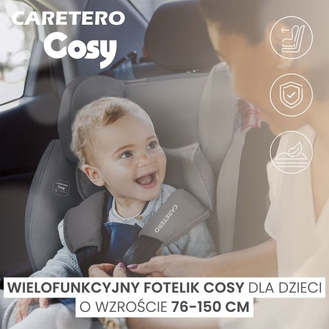Fotelik Samochodowy 3W1 Cosy I-Size 76-150 Cm - Bezpieczny Dla Dzieci Teal