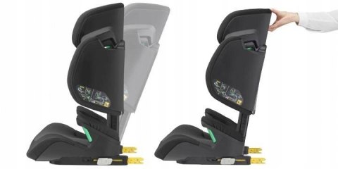 Fotelik Samochodowy I-Size 100-150Cm, Isofix, Regulacja Zagłówka +Oparcia