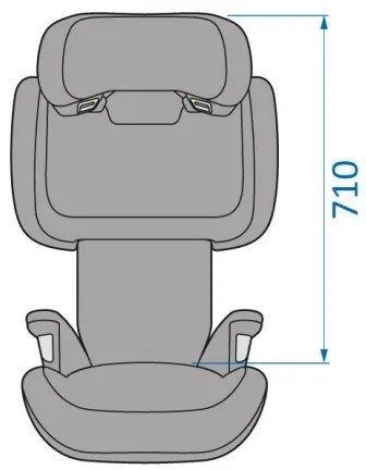 Fotelik Samochodowy I-Size 100-150Cm, Isofix, Regulacja Zagłówka +Oparcia