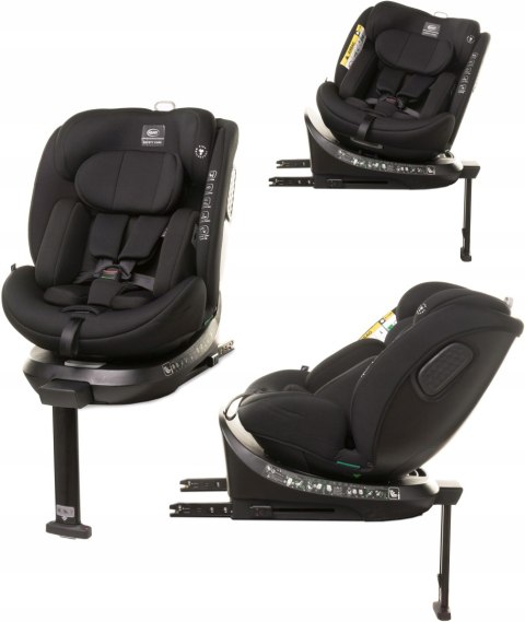 Fotelik Samochodowy Obrotowy Isofix 40-150 Cm 5-Stopniowa Regulacja I-Size