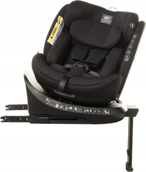 Fotelik Samochodowy Obrotowy Isofix 40-150 Cm 5-Stopniowa Regulacja I-Size
