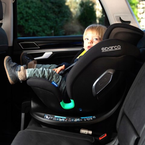 Fotelik Samochodowy Sparco Sk7000i 360° Isofix I-Size 40-150Cm, 0-12 Lat