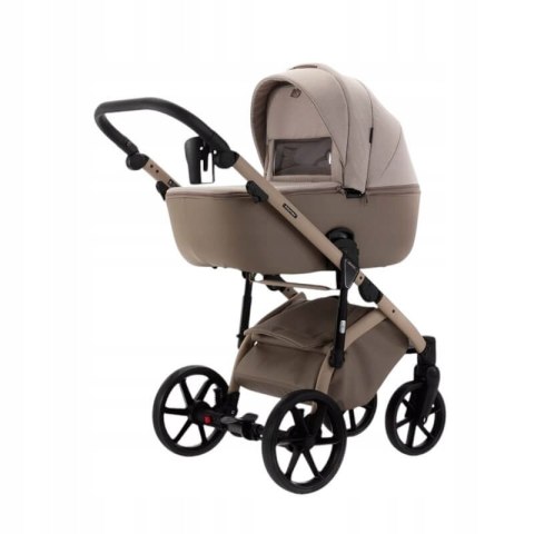 Nowy Wózek 4W1 Adamex Nola Natura 4 Cappuccino + Fotelik Buz Pro + Isofix