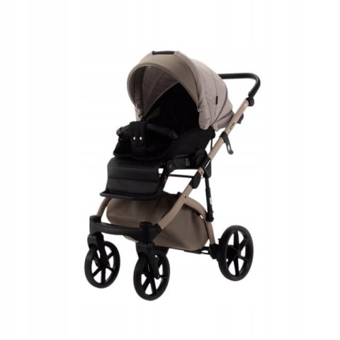 Nowy Wózek 4W1 Adamex Nola Natura 4 Cappuccino + Fotelik Buz Pro + Isofix