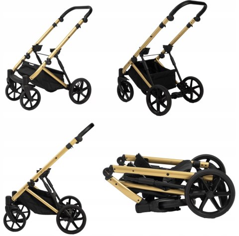 Vestin Gold 3W1 - Wózek Dziecięcy, Gondola, Spacerowy, Fotelik Cosmo Basic