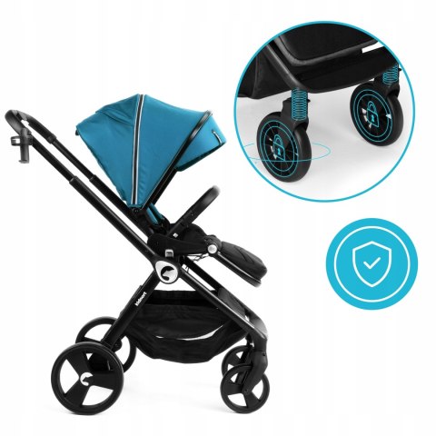Wózek Spacerowy 22Kg Z Odwracanym Siedziskiem, Regulacją Daszka, Koła 360°