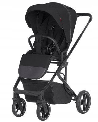 Wózek Spacerowy Alfa 5508 2024 Midnight Black - 3 Poz. Większe Koła, Nowa