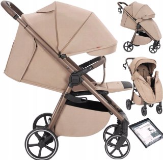 Wózek Spacerowy Carrello Bravo M/Lite Całoroczny Z Lampką Led I Moskitierą
