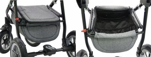 Wózek 2W1 Quero Alu Karex - Alu Rama, Wielofunkcyjny, Regulacja, Parasol