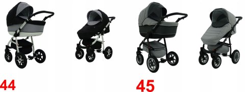Wózek 2W1 Quero Alu Karex - Alu Rama, Wielofunkcyjny, Regulacja, Parasol