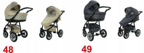 Wózek 2W1 Quero Alu Karex - Alu Rama, Wielofunkcyjny, Regulacja, Parasol