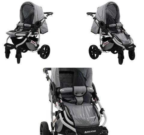 Wózek 3W1 Ln Allivio Karex - Gondola, Spacerówka I Fotelik Auto Do 11 Kg