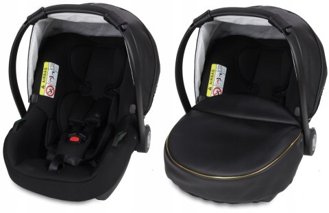 Wózek 3W1 Yukon Gt Gold - Metalizowany, Gondola, Spacerówka, Fotelik Cosmo