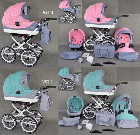 Wózek Babeboss Viko Retro 3W1 - Komfort, Bezpieczeństwo, Wielofunkcyjność