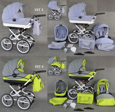 Wózek Babeboss Viko Retro 3W1 - Komfort, Bezpieczeństwo, Wielofunkcyjność