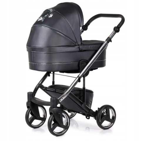 Wózek Dziecięcy 2W1 Neri Cobalt Fleur - Aluminiowy, Lekki Z Akcesoriami