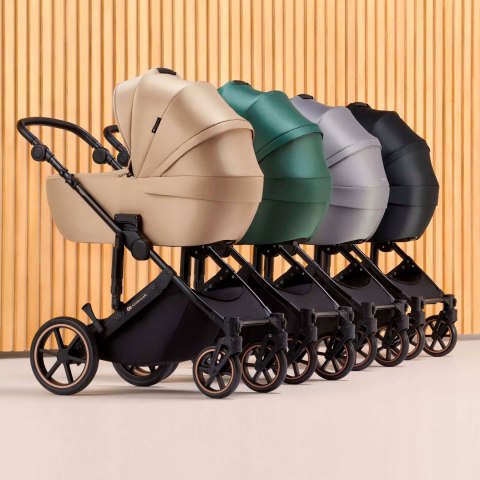 Wózek Dziecięcy 2W1 Prime 2 Kinderkraft - Amortyzacja, Duża Gondola, 22 Kg