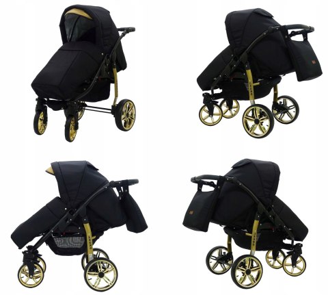 Wózek Dziecięcy Legro 3W1 Gold Karex - Komfort Spacerówka, Gondola, Fotelik